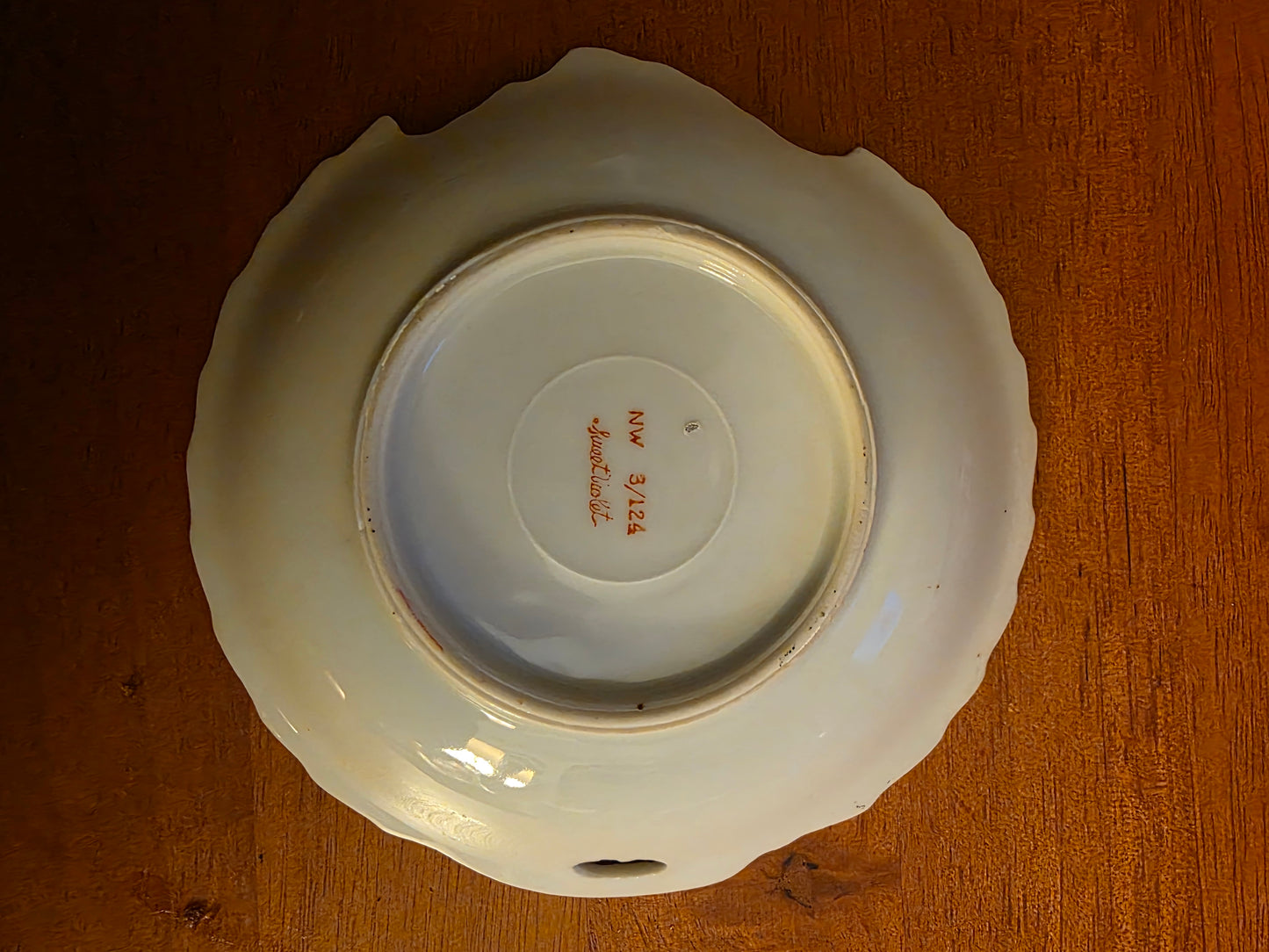 Sweet Violet Porcelain Trinket Tray