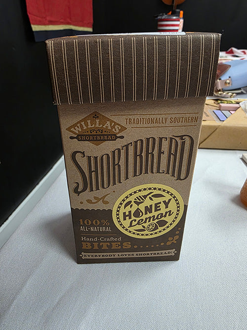 Willas Honey Lemon Shortbread