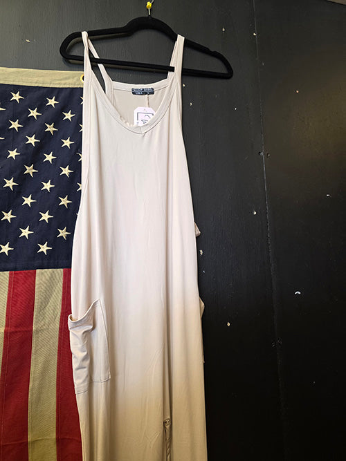 You Got This - Mocha Sleeveless Jumpsuit - Medium