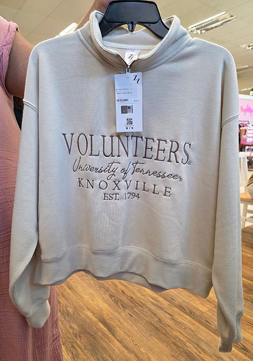 102 UT Crop 1/4 Zip - XL