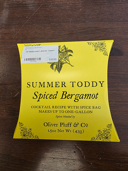 Spiced Bergamot Toddy