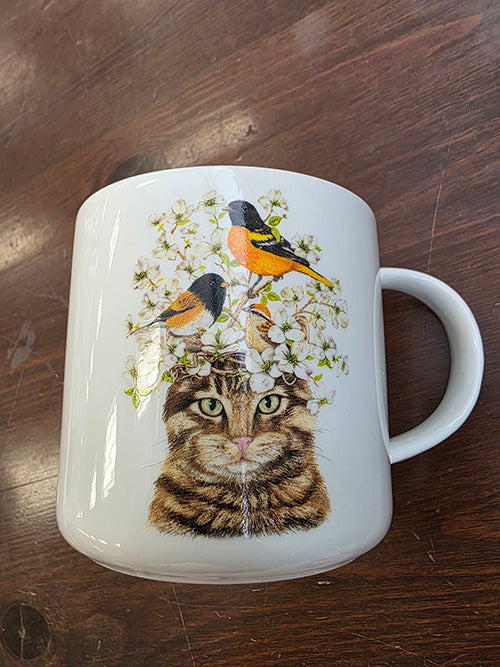 Flora/Fauna Cat Mug