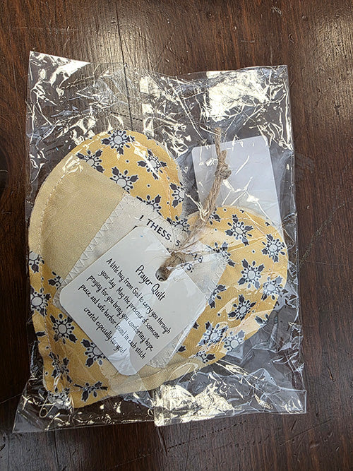 Mini Heart Prayer Quilt