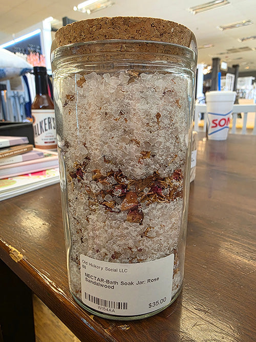 Bath Soak in a Jar - Rose and Sandalwood
