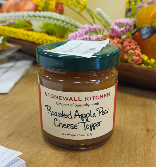 Roasted Apple Pear Cheese Topper