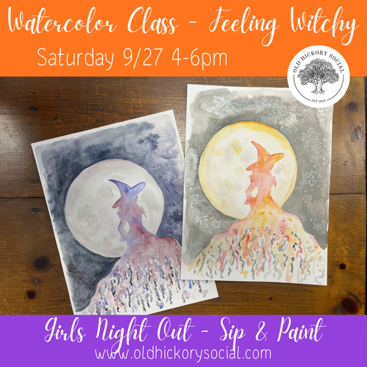 Paint & Sip - Feeling Witchy 9/27/25 @ 4 pm