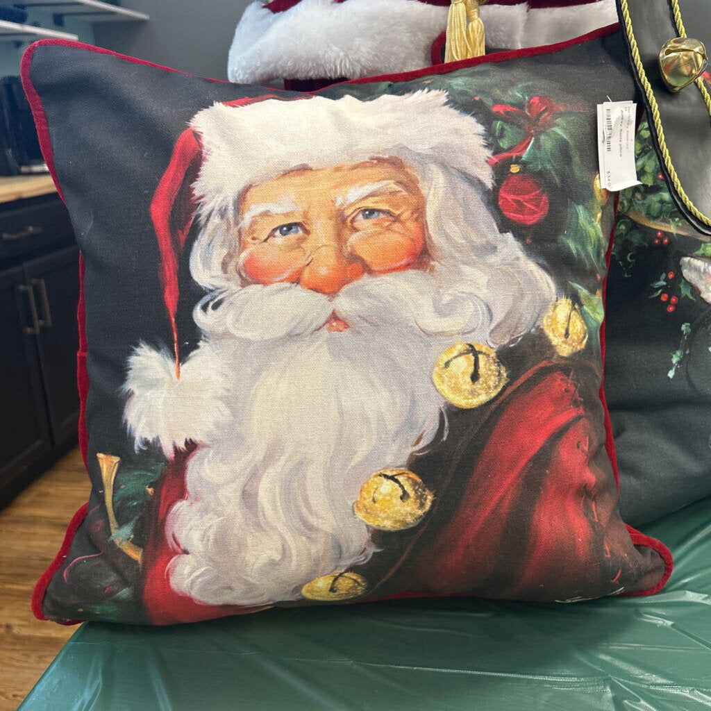 Audrey Santa pillow