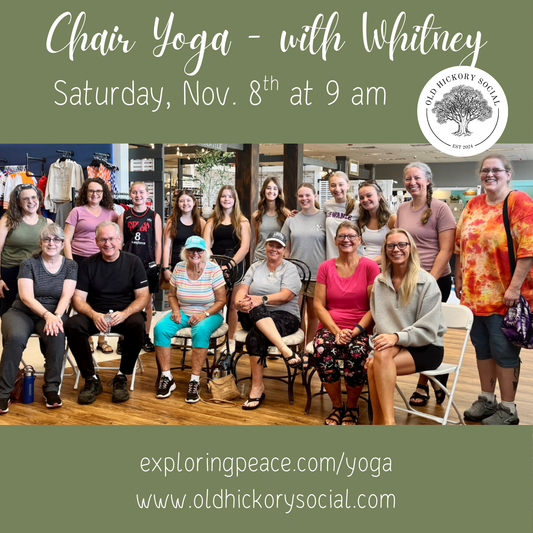 Chair Yoga - with Whitney 11/8/25 @ 9 am