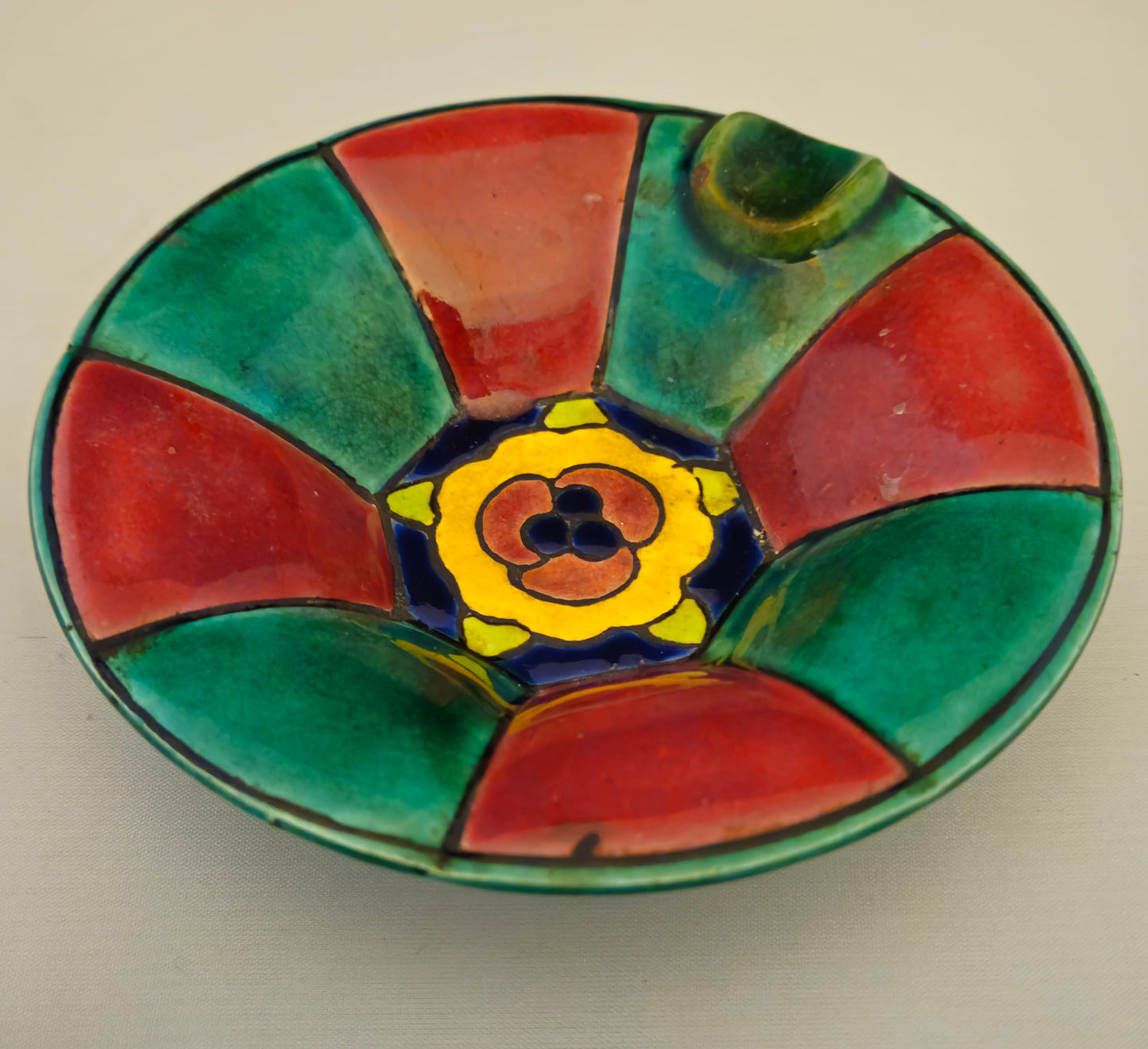 Japan Ashtray Marutomoware Handpainted 1921-1940