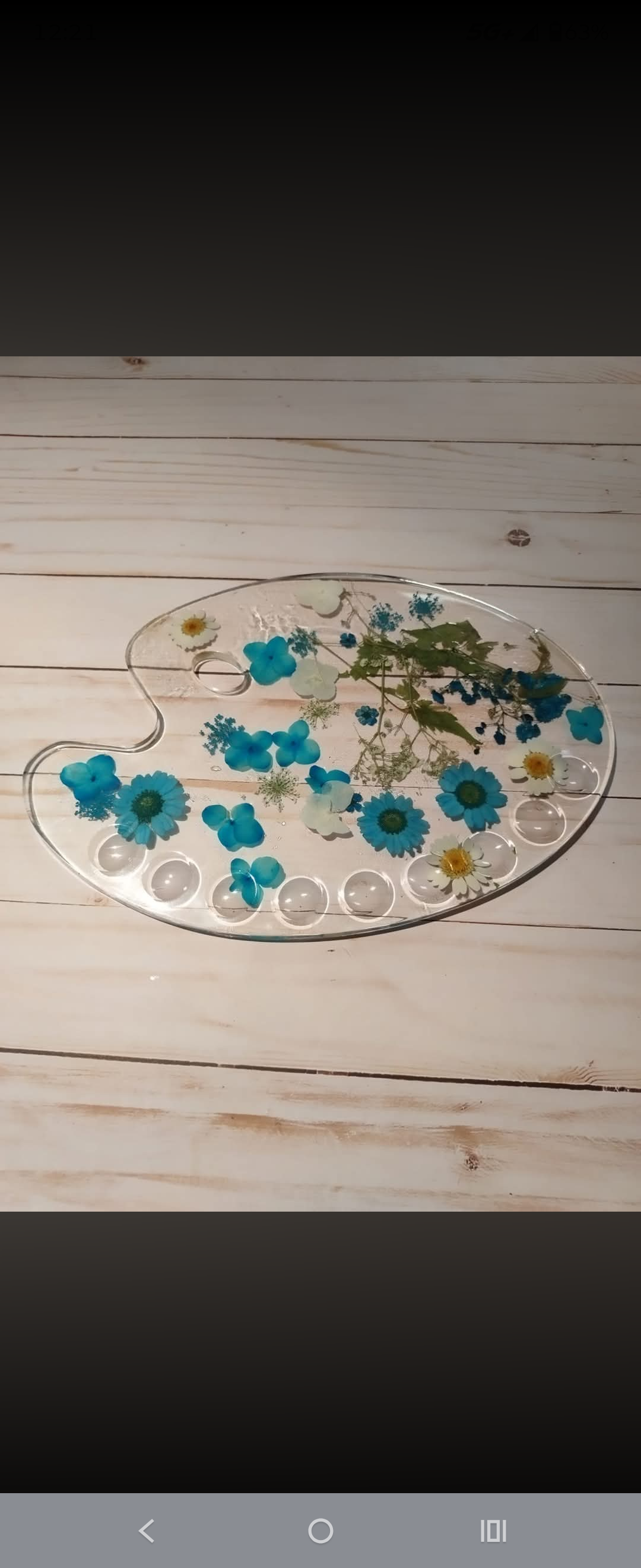 Resin art pallet class- August 23rd @ 2pm