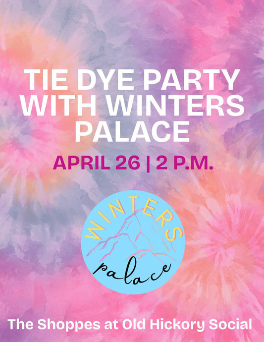 Tie dye headbands, scrunchies,  and drawstring bags!- April 26th @2pm